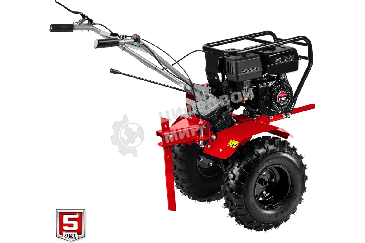 Мотоблок ЗУБР МТУ-350 бензиновый усиленный 212 см3