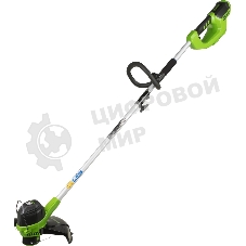 Триммер аккумуляторный GREENWORKS 2101507 40В 7500об/мин Флески 1.6мм ширина реза 330мм