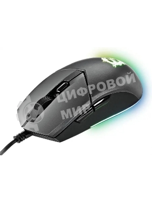 Мышь проводная MSI Clutch GM11 черный, 5000 dpi, USB, кнопки - 6
