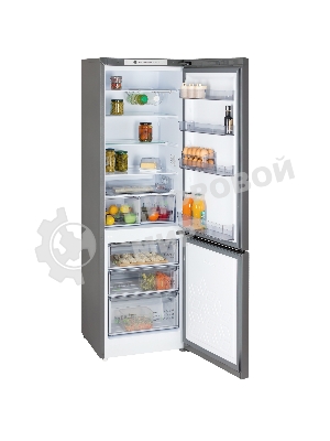 Холодильник Бирюса W6130 матовый графит двухкамерный 245/100л морозилка снизу