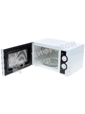 Микроволновая печь BBK 23MWS-928M/W/RU белый, 23 л, 900 Вт, переключатели - поворотный механизм