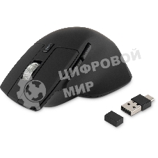 Мышь беспроводная Oklick 503MW черный, 2400 dpi, радиоканал, Bluetooth, USB, кнопки - 6