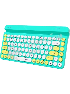 Клавиатура беспроводная A4Tech Fstyler FBK30, USB, Bluetooth/Радиоканал, зеленый