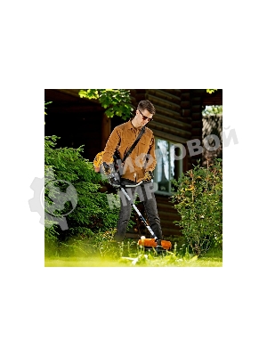 Триммер бензиновый Denzel DT 43S 43см3 2.5 лс. разъемная штанга состоит из 2 частей