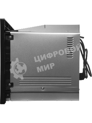 Встраиваемая микроволновая печь Domfy DM2540BW BG черный, 25 л, 900 Вт, переключатели - поворотный механизм/кнопки