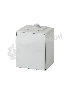 Выключатель ЭРА 11-1601-03 IP65, 10АХ-250В, ОУ, Эксперт, серый