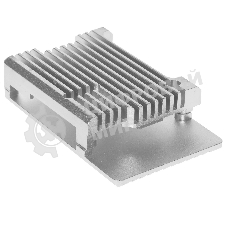 Корпус Qumo Aluminum case without fan, Raspberry Pi 3, silver(RS024)