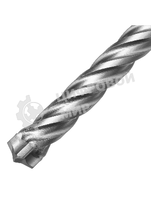 Бур по бетону Denzel цельная крестовая пластина, 12x265 мм, SDS PLUS