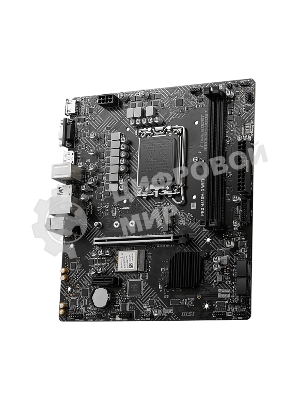 Материнская плата MSI PRO H610M-G WIFI H610, LGA1700, 2*DDR5, 1*PCIEx16, 1*PCIEx1, 1*M.2, 4*USB3.2Gen1, 6*USB2.0, 4*SATA3.0, 1G, VGA, DP, HDMI, M-ATX, RTL
