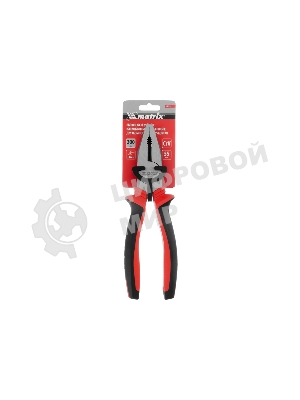 Плоскогубцы комбинированные Matrix 200 мм, хром-ванадий, двухкомпонентные рукоятки