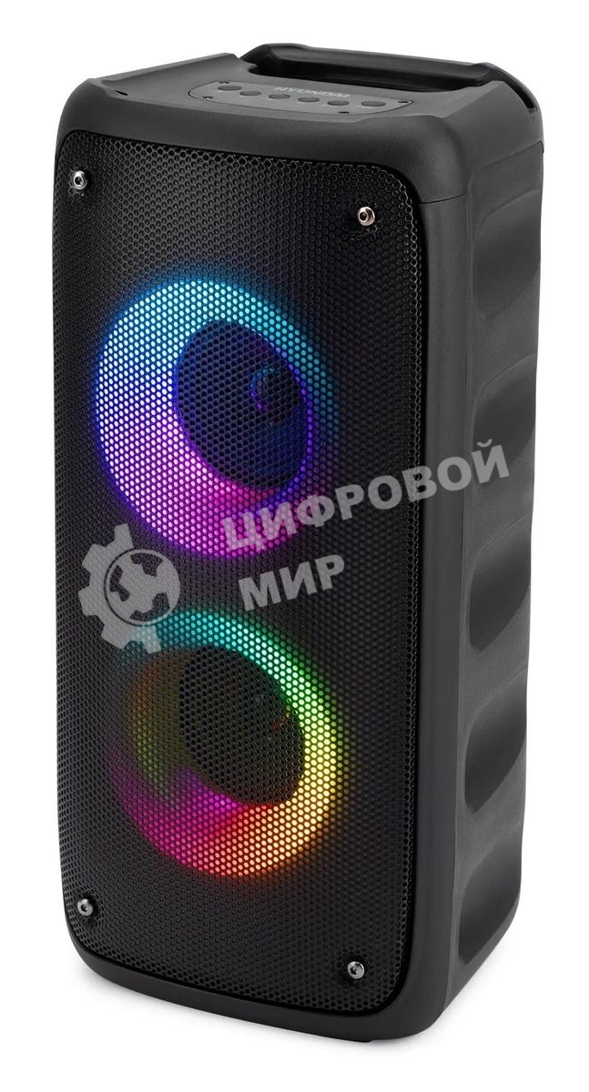 Минисистема Hyundai H-MC1230 черный 40Вт FM USB BT micro SD