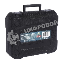 Дрель-шуруповерт ИНТЕРСКОЛ ДА-13/18ВК, 18 В, 2 Ач, 45 Нм, бесщеточный