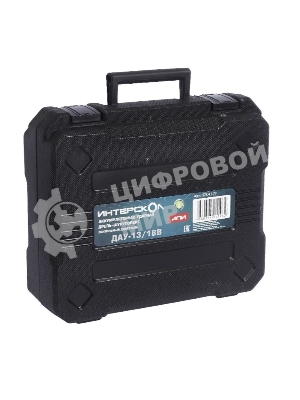 Дрель-шуруповерт ИНТЕРСКОЛ ДА-13/18ВК, 18 В, 2 Ач, 45 Нм, бесщеточный