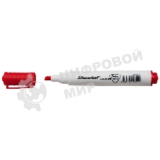 Маркер для досок Silwerhof Prime+, скошенный пишущий наконечник, 2-5мм, красный, коробка