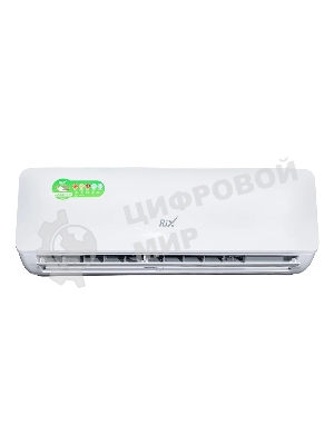 Кондиционер сплит-система настенного типа RIX LITE I/O-W24MB 24000 BTU, 70 м², 26/41 дБ, охлаждение, обогрев, осушение, белый