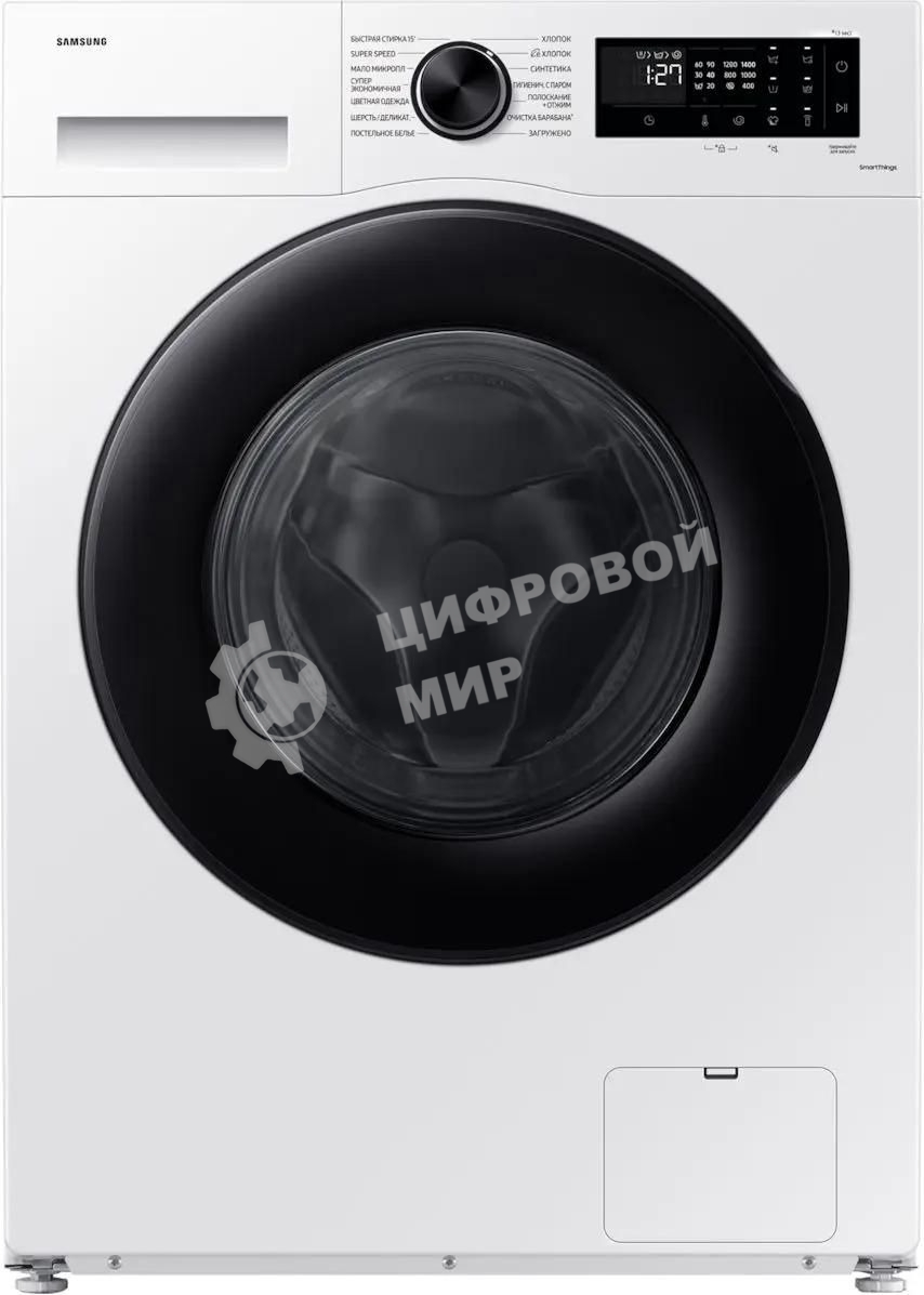 Стиральная машина Samsung WW11CGC04CAELP белый/черный, загрузка фронтальная 11кг, 1400 об/мин, класс: A