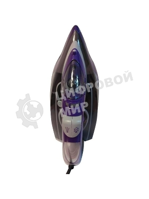 Утюг JVC JRI02 фиолетовый/черный, 2400 Вт, 20 г/мин, 120 г/мин, 400 мл