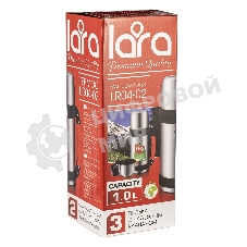 Термос LARA LR04-02 нержавеющая сталь 1 л