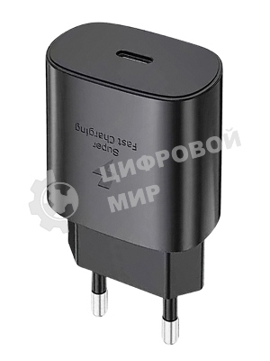 Сетевое зарядное устройство Qumo Energy light PD 25Вт, (модель 0102), порт: USB Type-C, черный