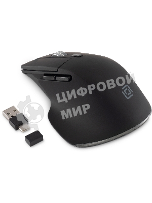 Мышь беспроводная Oklick 503MW черный, 2400 dpi, радиоканал, Bluetooth, USB, кнопки - 6