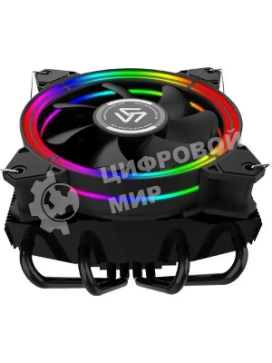 Кулер для процессора Alseye H120TD черный, 120 мм, алюминий/медь, 2000 об/мин, 35.5 дБ, 4 pin, 125 Вт, 95 мм
