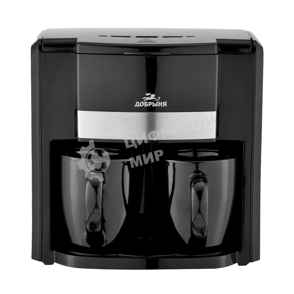 Кофеварка эл. капелн Добрыня DO-3604 (0,3л, 500Вт) 2кружки x6