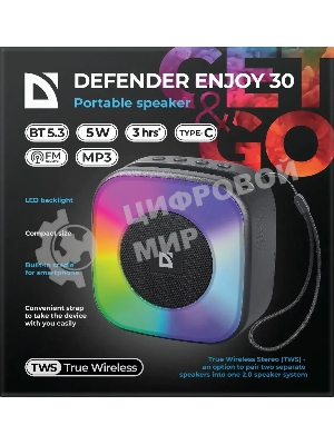Портативная колонка Defender Enjoy 30