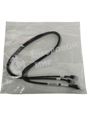 Кабель Broadcom 05-60003-00 Slimline SASx8 (SFF8654) -to- 2 SAS HD x4 (SFF8643)+ SFF9402, 1M