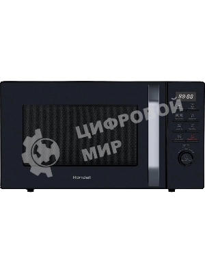 Микроволновая печь Rondell RDE-MW258 черный, 25 л, 900 Вт, переключатели - кнопки, поворотный механизм