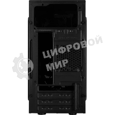 Компьютерный корпус Aerocool/Formula Cs-105 Blue (mATX, без БП, 1x USB3.0, 1x USB2.0, 1x 12cm blue LED front fan)