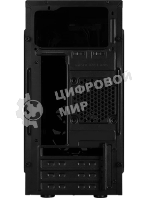 Компьютерный корпус Aerocool/Formula Cs-105 Blue (mATX, без БП, 1x USB3.0, 1x USB2.0, 1x 12cm blue LED front fan)