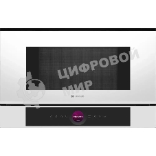 Микроволновая печь встраиваемая Bosch BFL7221W1 белый, 21 л, 900 Вт, переключатели - поворотный механизм/сенсор