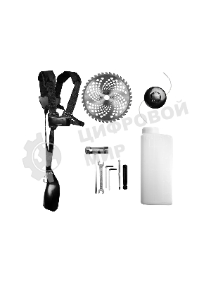 Бензокоса, 2.5 кВт/3.3 л.с., 52 см3 STEHER BT-2500