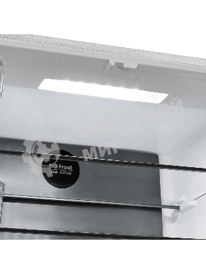Холодильник Maunfeld MFF183NFWE белый трехкамерный инвертор 270/135л морозилка снизу, Total NoFrost, Side by Side