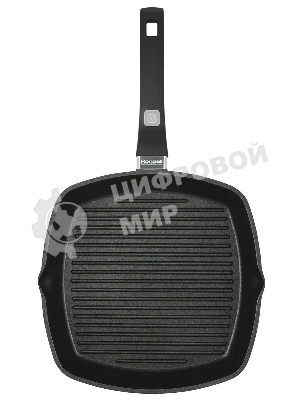 Сковорода-гриль Rondell Escurion Grey RDA-1124, 28 см, без крышки, серый