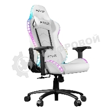 Кресло KFA2 Gaming Chair 01 RGB SE белый, экокожа, RGB-подсветка, подголовник