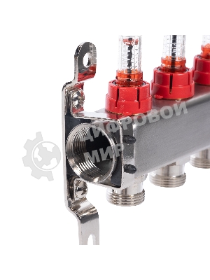 Коллектор Royal Thermo нерж. в сборе с расходомерами 1