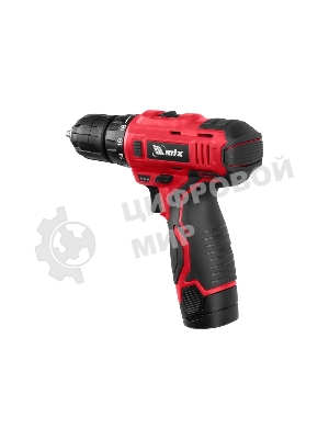 Дрель-шуруповерт аккумуляторная MTX MCDL-12-02P, Аккумуляторная, 12В, 2 АКБ, Кейс