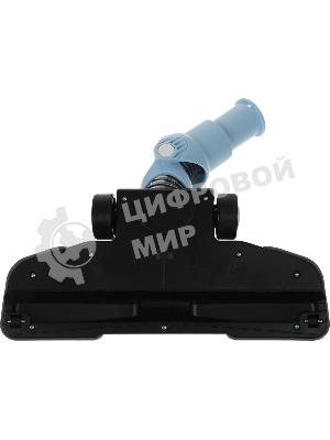 Пылесос вертикальный Kitfort KT-586-2 голубой, питание от сети, 400 Вт, уборка сухая, пылесборник 1,2 л