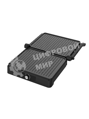 Гриль электрический Topdevice EG1/2200 Вт/0-240 °C/раскрытие на 180 °C/несъемные панели/черно-серебристый (TDSEG001_BK)