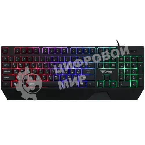 Клавиатура Qumo Twins K68 проводная, USB Type-A, чёрный