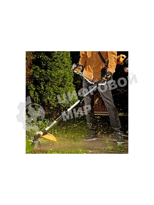 Триммер бензиновый Denzel DT 43S 43см3 2.5 лс. разъемная штанга состоит из 2 частей