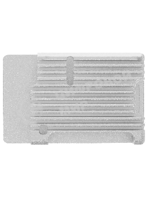 Корпус Qumo Aluminum case without fan, Raspberry Pi 3, silver(RS024)