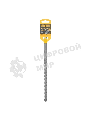 Бур по бетону Denzel цельная крестовая пластина, 12x265 мм, SDS PLUS