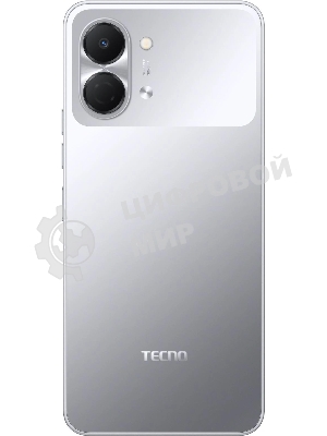 Смартфон Tecno Spark Go 3 128Gb 4Gb серый моноблок 3G 4G 2Sim 6.75