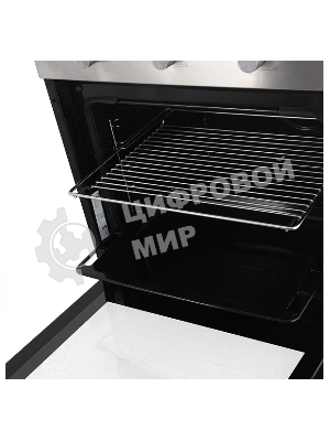 Газовый духовой шкаф Beko BBIGT21100X с откидным электрическим грилем; автоматический электроподжиг; поворотные переключатели; металлические направляющие; объем - 72л; 3 стекла дверцы; 1 решетка; 1 противень; вертел. Цвет нержавеющая сталь; Материал панели управления Металл	нержавеющая сталь