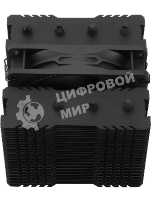 Устройство охлаждения(кулер) Thermalright Peerless Assassin 90 SE Soc-AM5/AM4/1151/1200/1700 черный 4-pin 23.85dB Al+Cu Ret (PA90-SE-BL)