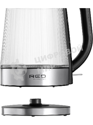 Чайник электрический Red Solution G121 1.8 л, 2200 Вт, черный/серебристый