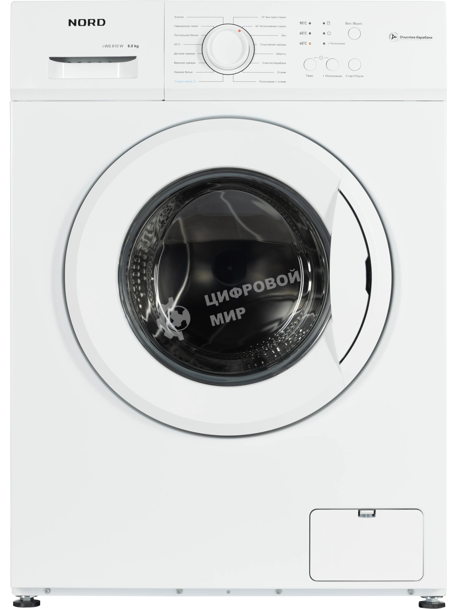 Стиральная машина NORD i-WS 610 W белый, загрузка фронтальная 6 кг, 1000 об/мин, класс: А+++