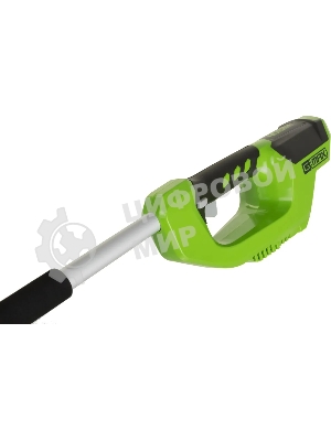 Триммер аккумуляторный GREENWORKS 2101507 40В 7500об/мин Флески 1.6мм ширина реза 330мм